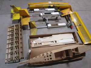 lot 412 image: Radio controlled airplane component...