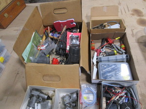 lot 420 image: Radio controlled airplane component...