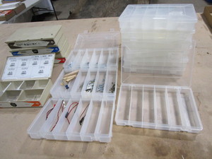 lot 436 image: Plano boxes seven empty, three wit...