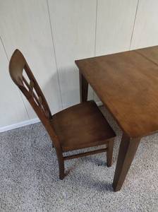 lot 110 image: Vintage Table With Two Chairs