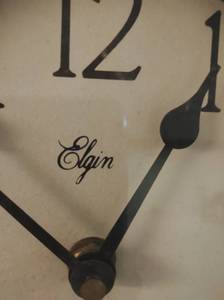 lot 117 image: Elgin Wall Clock