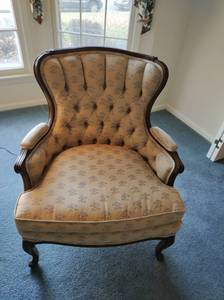 lot 50 image: Pair Of Upholstered Chairs