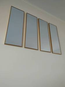 lot 65 image: Four Wall Hanging Mirrors