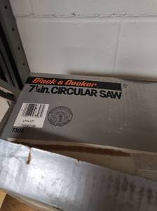 lot 101 image: Black And Decker Circular Saw