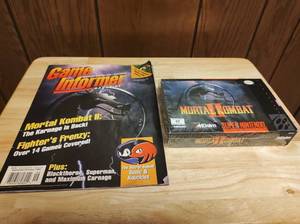 lot 15 image: Super Nintendo Game Mortal Kombat II With Box And Game Informer
