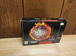 lot 17 image: Super Nintendo Game NBA Jam Tournament Edition With Original Box