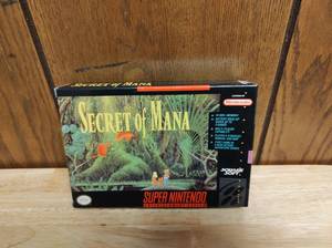 lot 21 image: Super Nintendo Game Secret Of Mana With Original Box