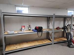 lot 122 image: Two Pallet Racking Shelves