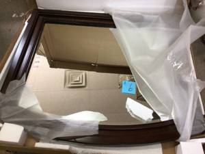 B697-36 Ashley Furniture Porter - Rustic Brown Mirror For Dresser Customer Returns See Pictures