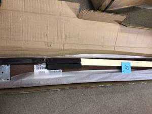 B376-96 Ashley Furniture Alisdair - Dark Brown Queen Sleigh Rails Customer Returns See Pictures
