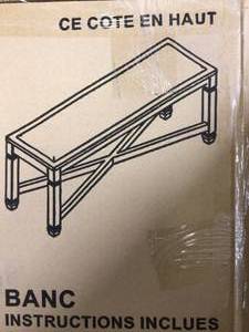 Ashley Tyler Creek Tyler Creek Dining Bench D736-00 Customer Returns See Pictures