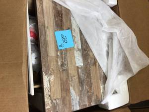 B267-92 Ashley Furniture Willowton - Whitewash Two Drawer Night Stand Customer Returns See Pictures