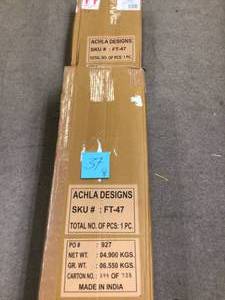Achla Designs Downspout Trellis, Black, 90H Customer Returns See Pictures