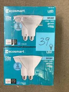 EcoSmart 120-Watt Equivalent PAR38 Dimmable Energy Star Flood LED Light Bulb Daylight (2-Pack) Customer Returns See Pictures