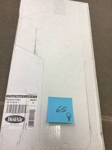 BestAir 20 x 25 x 1 Pleated Air Filter FPR 5 MERV 8 Customer Returns See Pictures