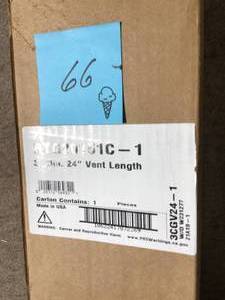 Rheem 24 in. Vent Length 3 in. x 5 in. Stainless Steel Concentric Venting for Indoor Tankless Gas Water Heaters