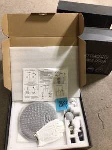 1-Spray Patterns with 2.66 GPM 10 in. Wall Mount Dual Shower Heads with Rough-In Valve Body and Trim in Matte Black Customer Returns See Pictures
