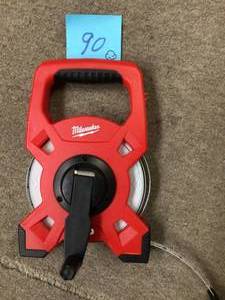Milwaukee 100 ft. Open Reel Long Tape Measure Customer Returns See Pictures