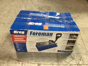 34 HP Electric Foreman Pocket Hole Machine by Kreg Customer Returns See Pictures