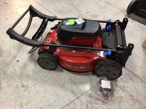 Recycler 22 in. SmartStow 60-Volt Max Lithium-Ion Cordless Battery Walk Behind Mower No Battery No Charger Customer Returns SEe Pictures