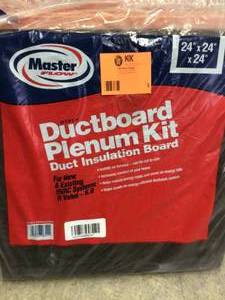 24in Duct Board Plenum Kit Customer Returns See Pictures