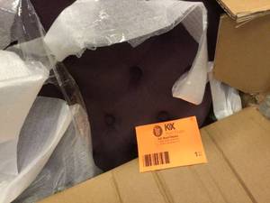 Isabella  Accent Chair - Purple Customer Returns See Pictures