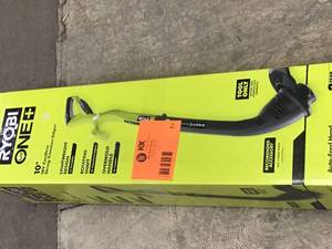 RYOBI ONE 18V 10 in. Cordless Battery String Trimmer and Edger (Tool Only) Customer Returns See Pictures