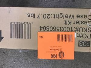 Husky 4 in. Caster Kit for Heavy Duty Welded Steel Garage Base Cabinets Customer Returns See PicturesCustomer Returns See Pictures