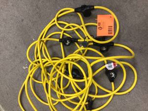 ELECTRIC CORD YELLOW Customer Returns See Pictures