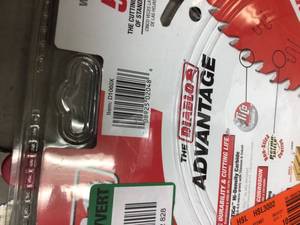 DIABLO 10 in. x 60-Tooth Fine Finish Circular Saw Blade Customer Returns See Pictures