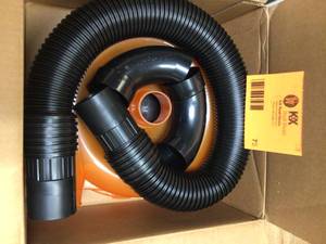 Dustopper High Efficiency Cyclonic Dust Separator, 12 in. Dia with 2.5 in. hose, 36 in. long, with 2 Sweep Elbows Customer Returns See Pictures