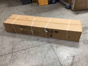 Ready-to-Assemble 24-Gauge Steel Freestanding Garage Cabinet in Black (36 in. W x 72 in. H x 18 in. D) by Husky Customer Returns See  Pictures