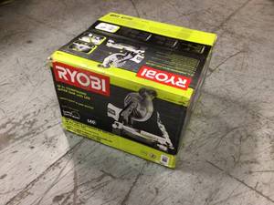 10 in. Compound Miter Saw with LED by RYOBI Customer Returns See Pictures
