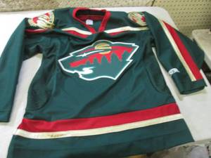 lot 13 image: (E-1) Minnesota Wild Hockey Jersey ...