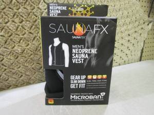 lot 36 image: (E-1) Mens Neoprene Sauna Vest Size...
