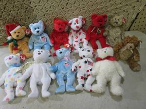 lot 60 image: (BSB) Assorted TY Beanie Babies Bea...