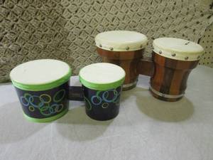 lot 113 image: (CS) 2 Bongo Drums...