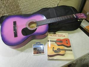 lot 114 image: (RMDR) Crescent Acoustic Guitar wit...