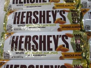 lot 122 image: (B-1) 12 King Size Hersheys White w...
