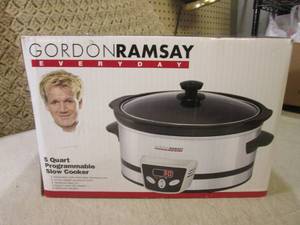 lot 134 image: (EW4) Gordon Ramsay 5 Qt Programmab...