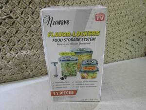 lot 141 image: (EC1) 11pc Flavor-Lockers Food Stor...
