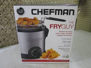 lot 143 image: (BSB) Chefman The Fry Guy Deep Frye...