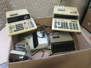 lot 158 image: (EW4) 4 Electronic Calculators and ...
