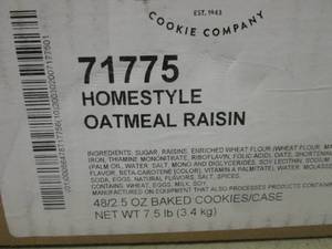 lot 209 image: (B-1) 7.5 Pounds Homestyle Oatmeal ...