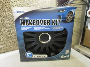 lot 251 image: (EW6) 4pc 17 Wheel Makeover Kit Ne...
