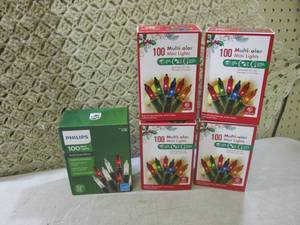 lot 284 image: (BS) 5 Boxes of Christmas Lights...