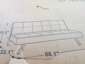 serta dream convertible couch brown...