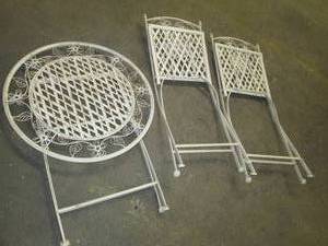 patio table and chair set open box...