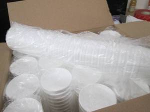 case of foam containers 500 in case...