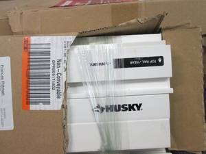 4 cases of husky wall panel 2-piece...